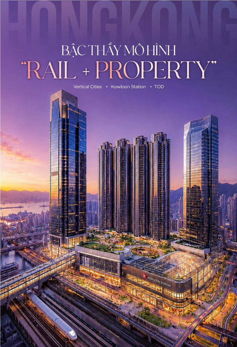 Nam Mekong Grand Plaza: Giải Mã Mô Hình "Rail + Property" Từ Hong Kong Đến Bước Chuyển Mình
