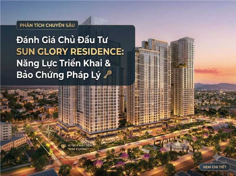 Đánh Giá Chủ Đầu Tư Sun Glory Residence: Năng Lực Triển Khai & Bảo Chứng Pháp Lý